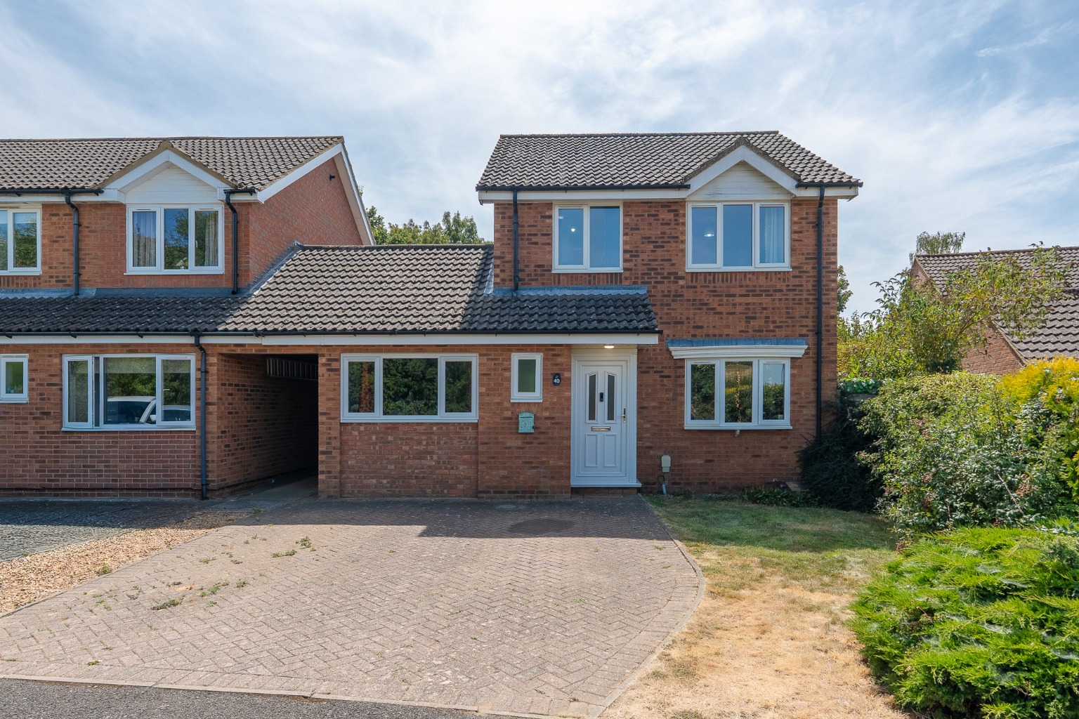 4 bed link detached house for sale in School Lane, Huntingdon  - Property Image 1