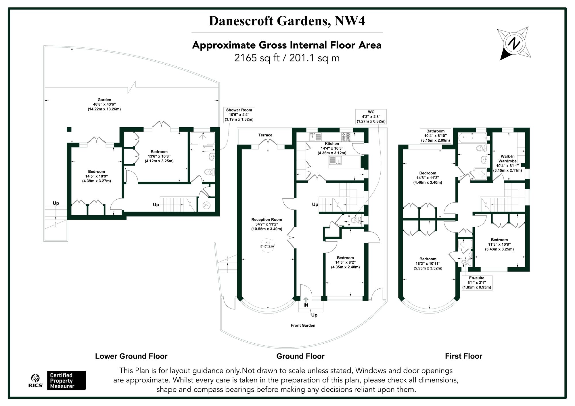 6 bed detached house to rent in Danescroft Gardens, London, NW4 - Property floorplan