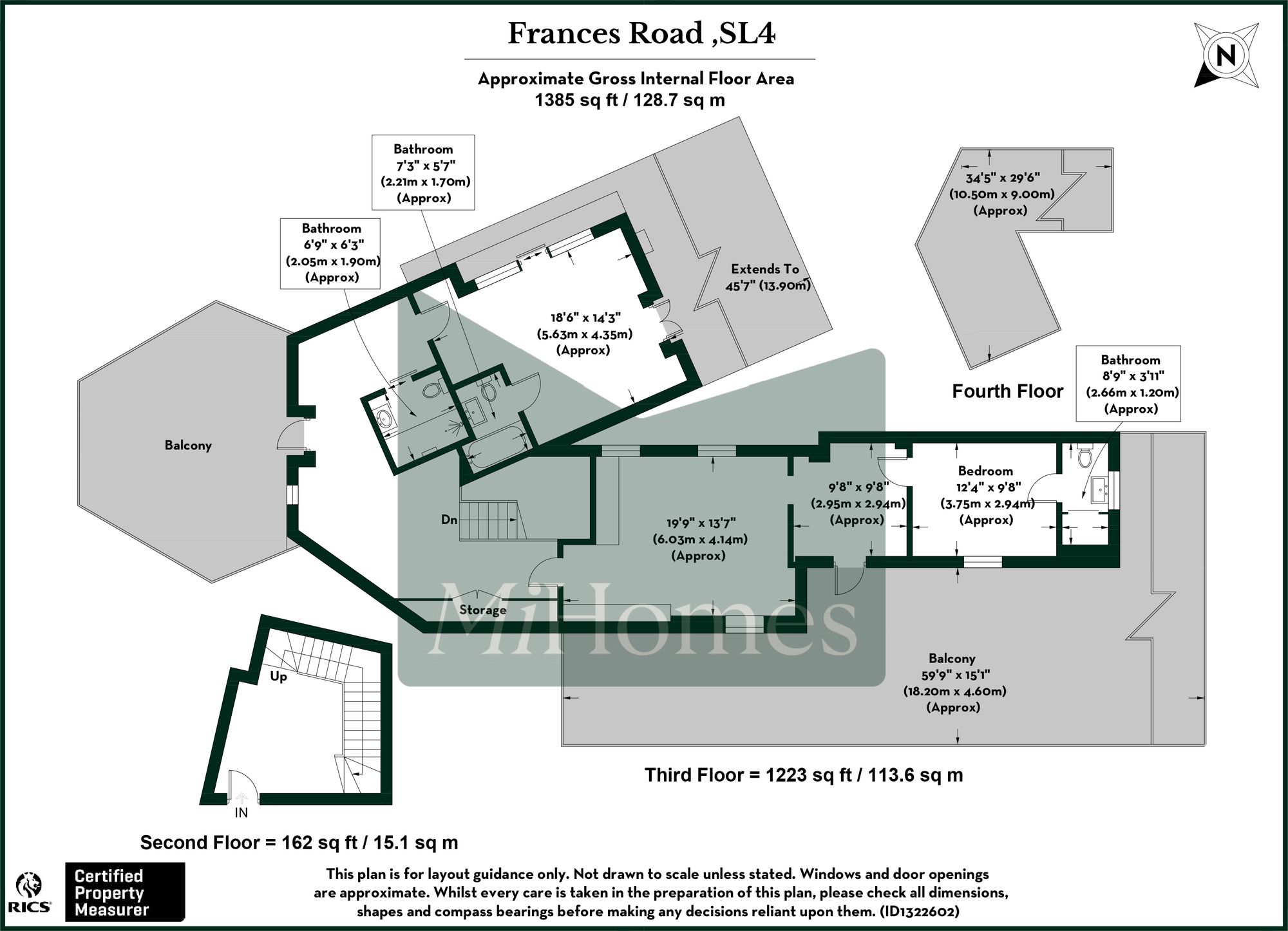 2 bed flat to rent in New Build Development Now Launched I Felstead House in Windsor - Property floorplan