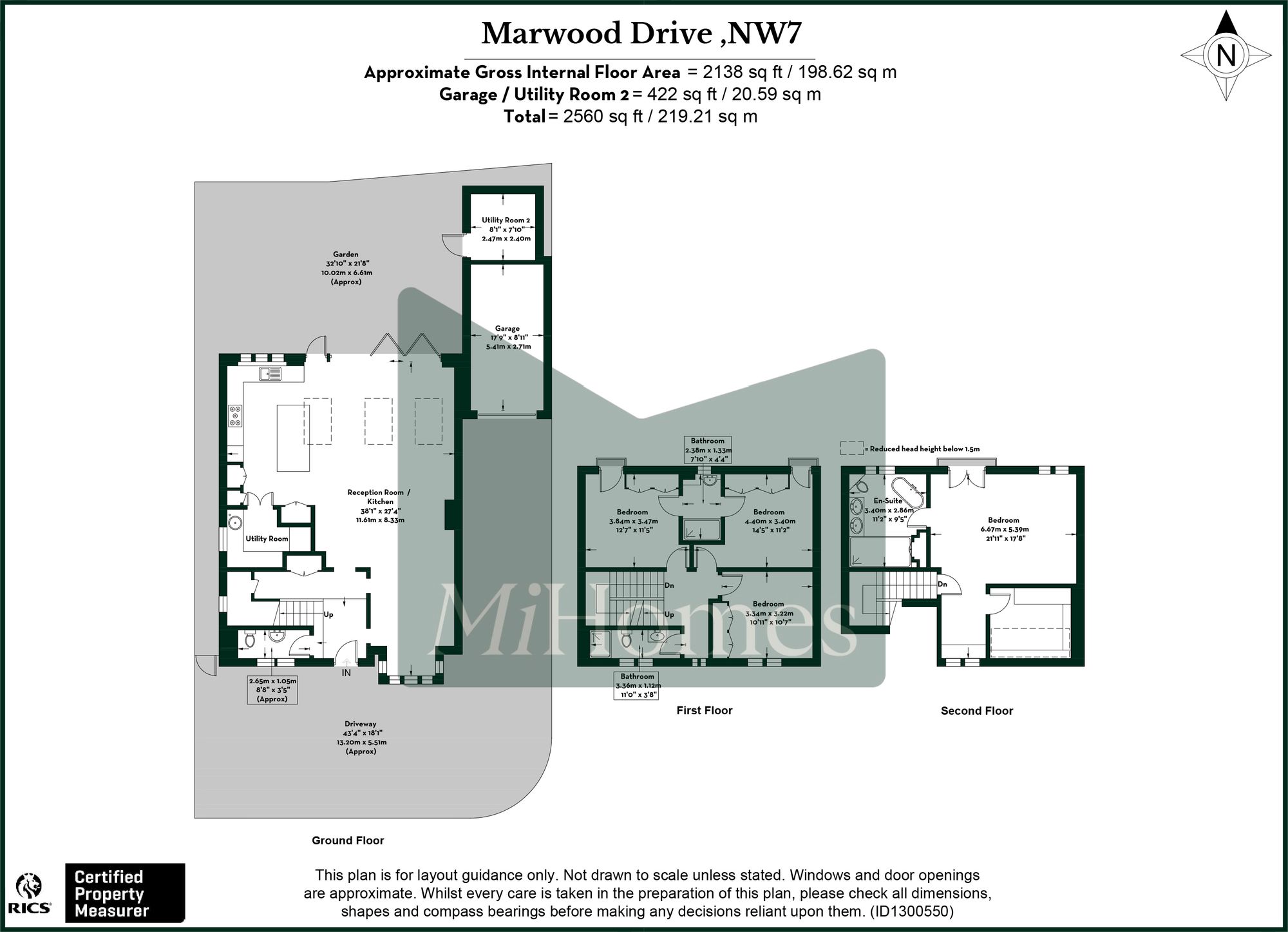 4 bed detached house for sale in Marwood Drive, London, NW7 - Property floorplan