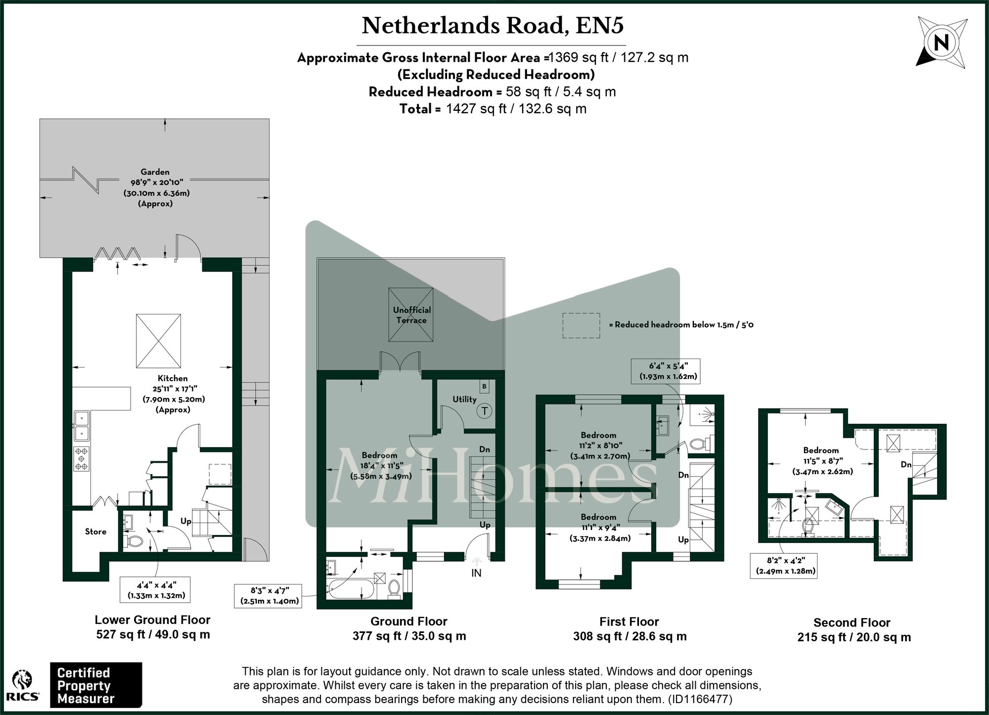 4 bed end of terrace house for sale in Netherlands Road, New Barnet, EN5 - Property floorplan