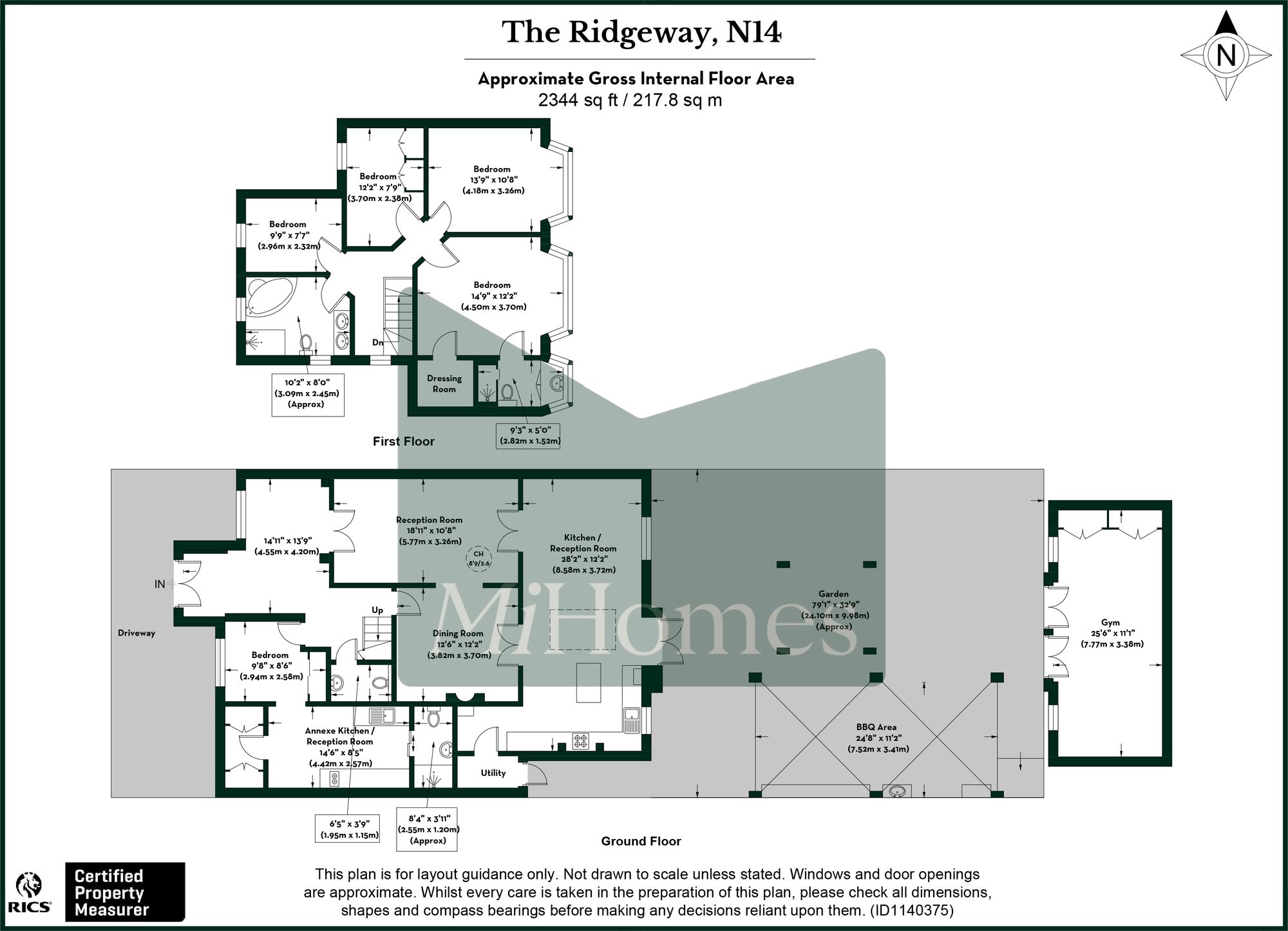 5 bed semi-detached house for sale in The Ridgeway, London, N14 - Property floorplan