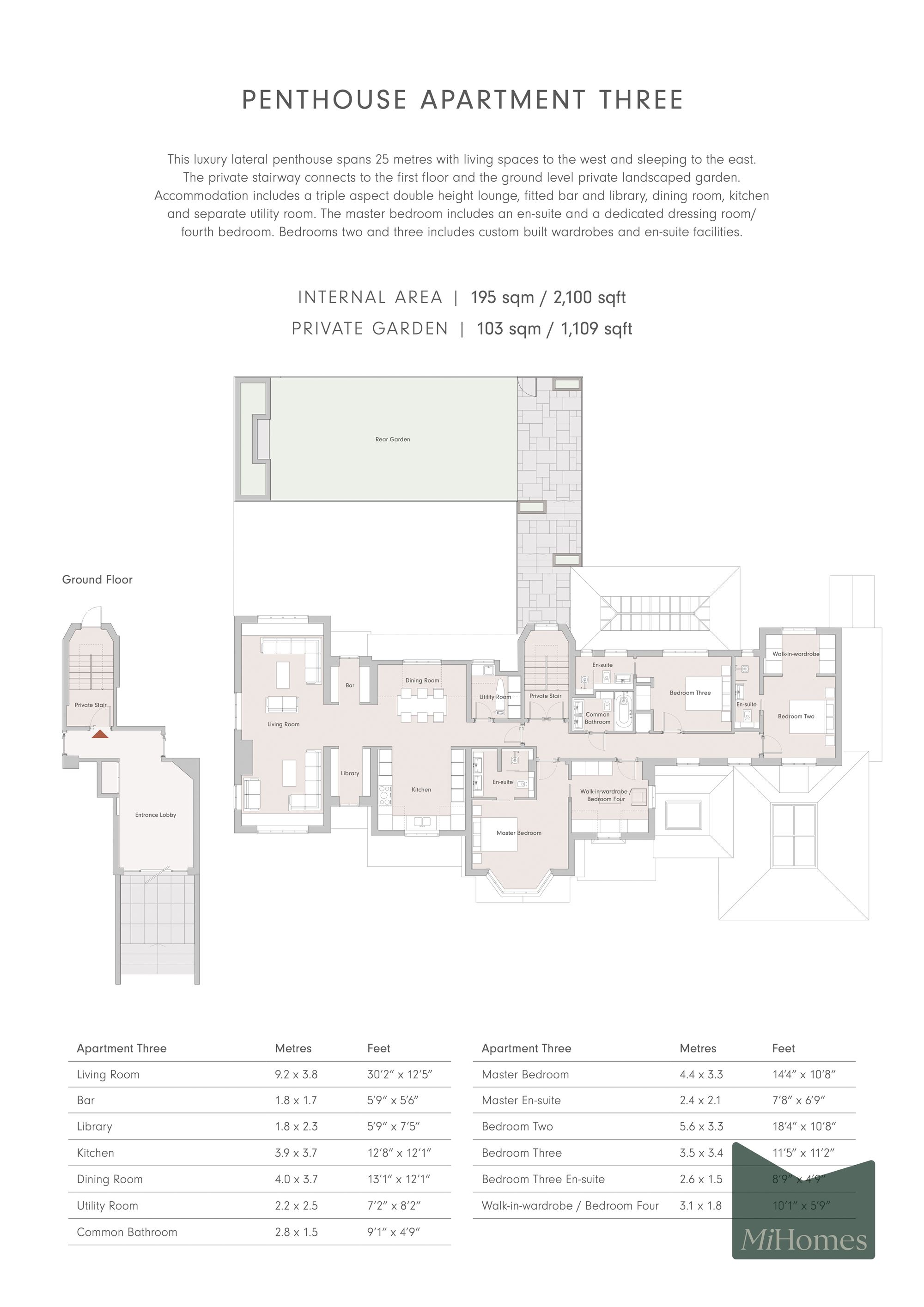 3 bed flat to rent in Beech Hill Avenue, Barnet, EN4 - Property floorplan