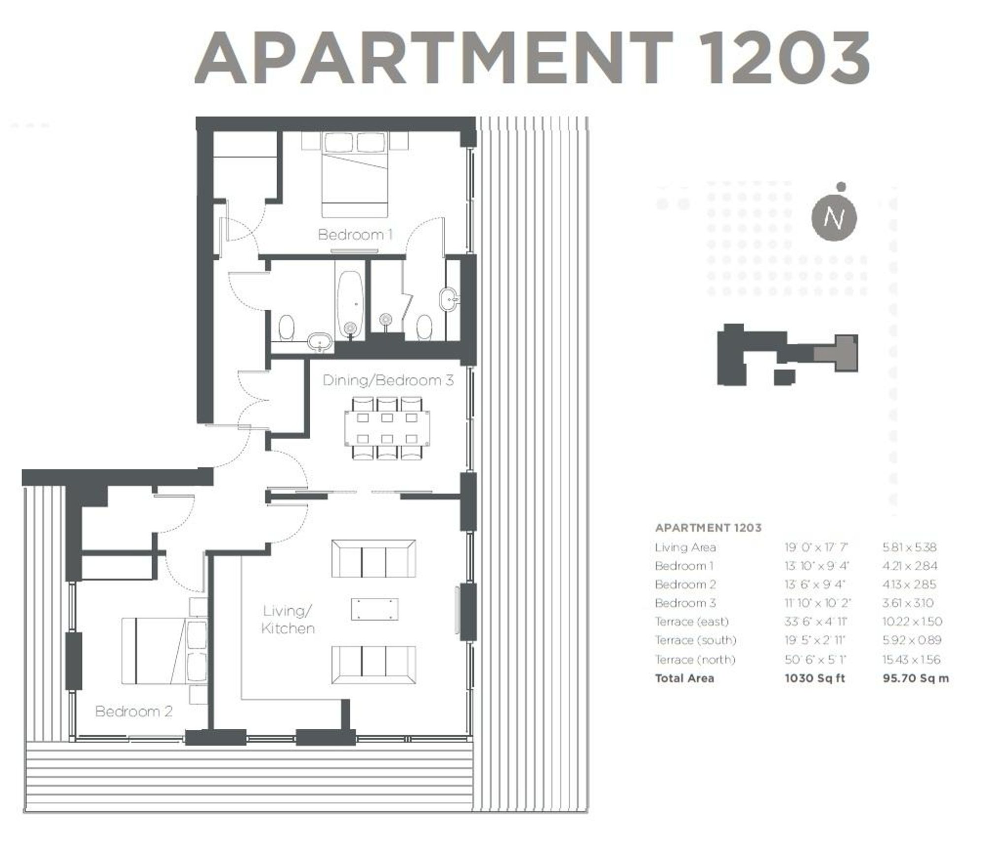 2 bed flat for sale in Acton Walk, Northway House, N20 - Property floorplan