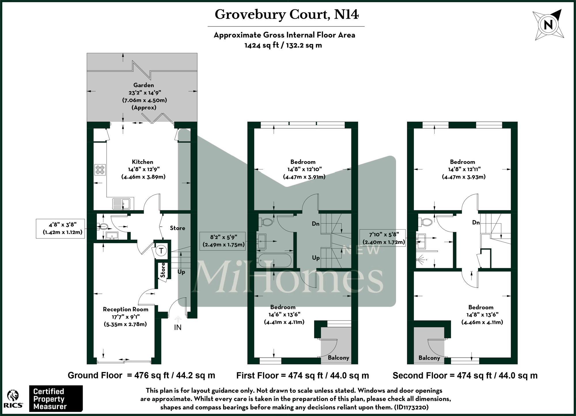 4 bed end of terrace house for sale in Chase Road, London, N14 - Property floorplan