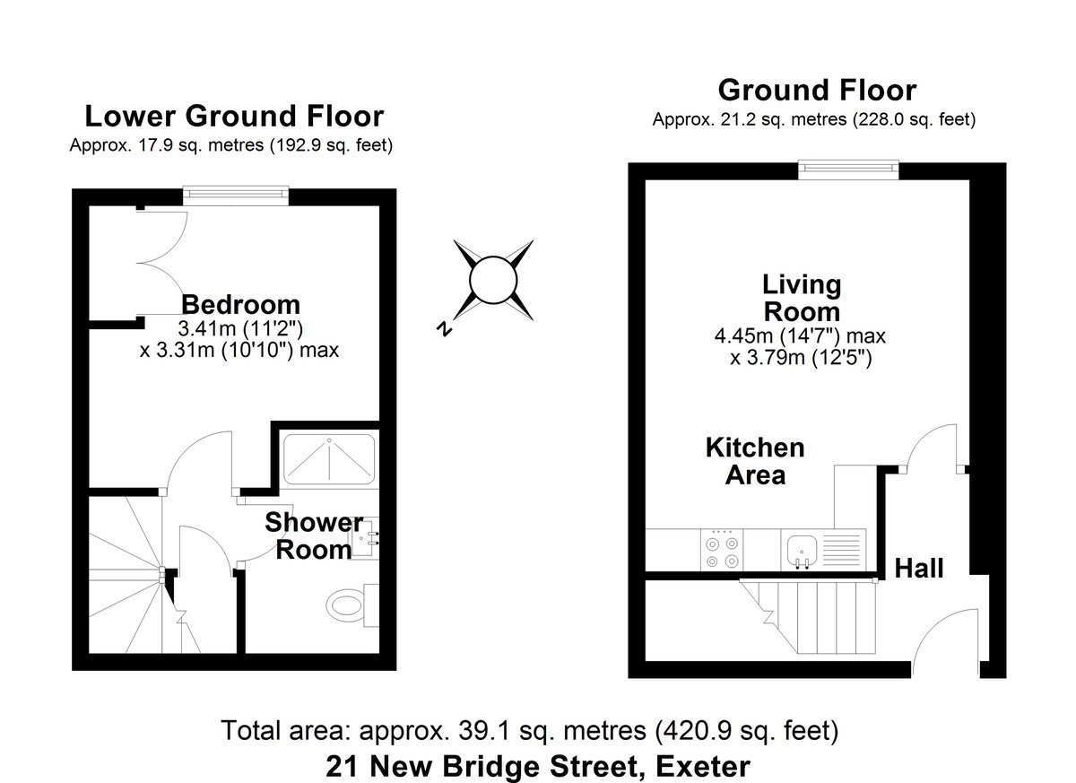 4 bed apartment for sale in Four 1-bedroom Self Contained Flats - Property floorplan