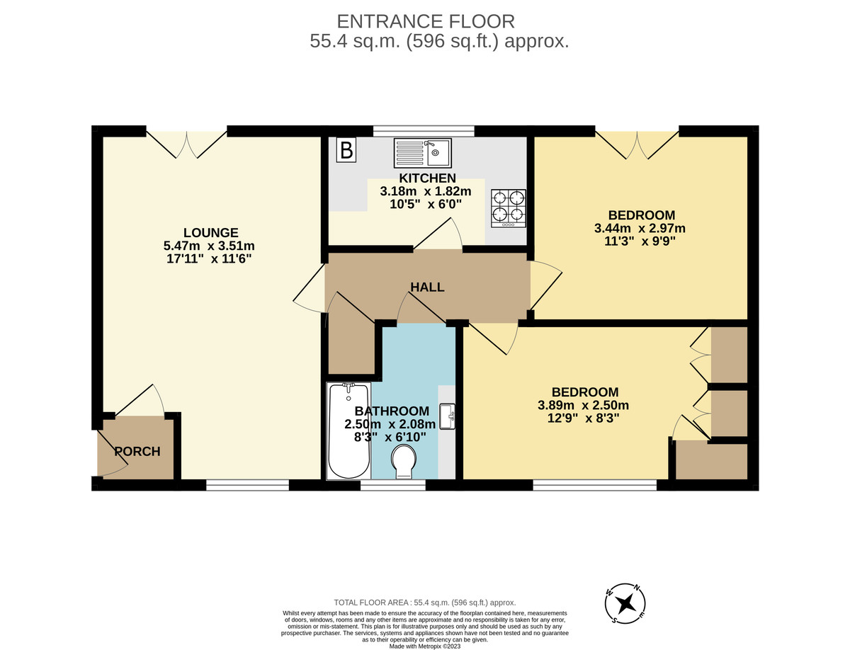 2 bed apartment to rent in Coburg Green, Exeter, EX2 - Property floorplan