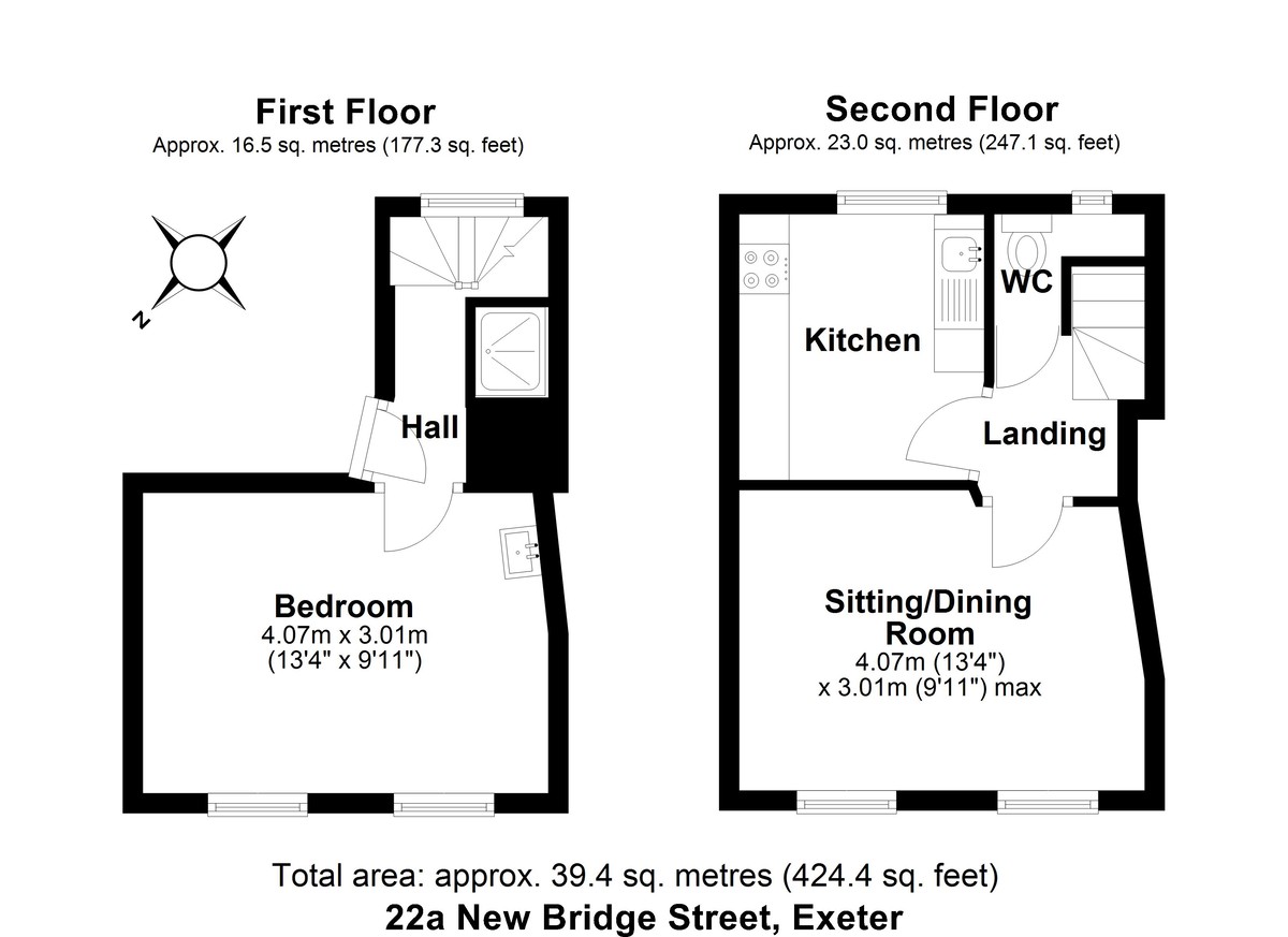 4 bed for sale in New Bridge Street - Property floorplan