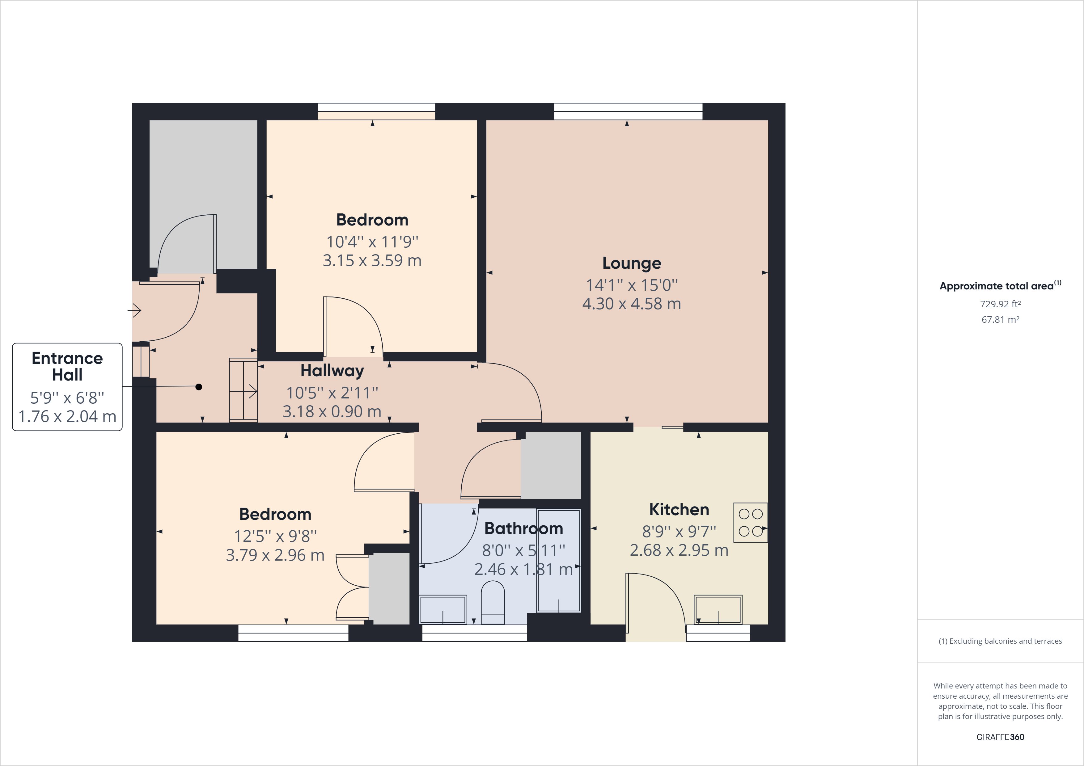2 bed flat to rent in Cook Crescent, Colchester, CO4 7